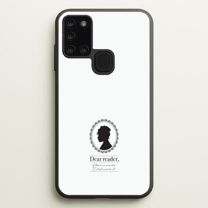 Dear Reader  - Bridgerton Phone Case for Galaxy A21s