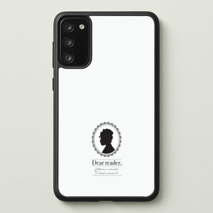 Dear Reader  - Bridgerton Phone Case for Galaxy S20FE