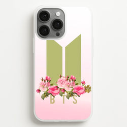 Pink Ombre K-Pop Band Logo  - BTS Phone Case for iPhone 13 Pro Max