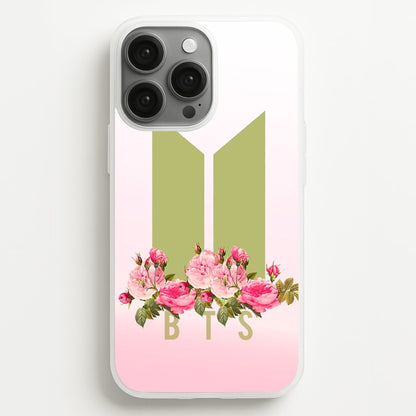 Pink Ombre K-Pop Band Logo  - BTS Phone Case for iPhone 13 Pro Max