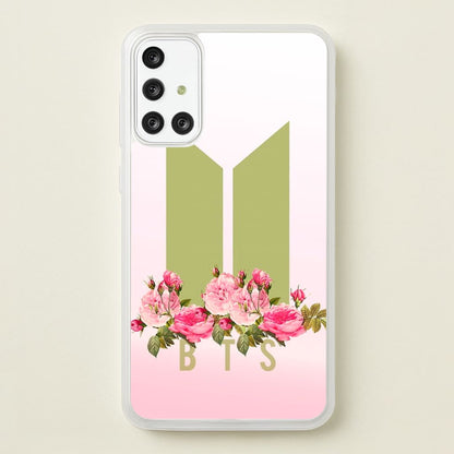 Pink Ombre K-Pop Band Logo  - BTS Phone Case for Galaxy A71