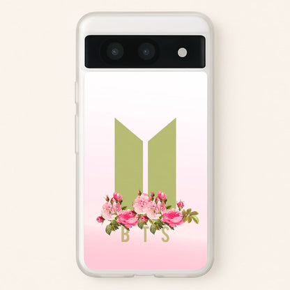 Pink Ombre K-Pop Band Logo  - BTS Phone Case for Google Pixel 8a