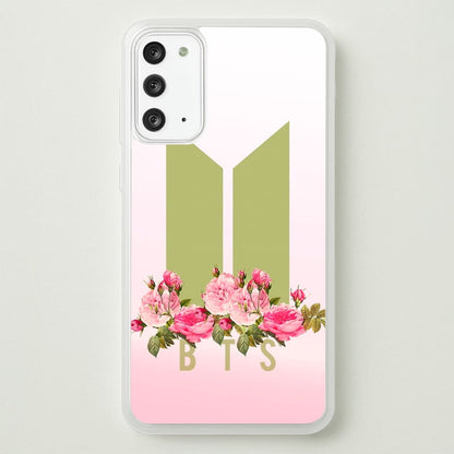 Pink Ombre K-Pop Band Logo  - BTS Phone Case for Galaxy Note 20