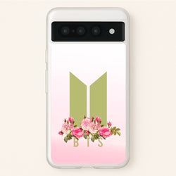 Pink Ombre K-Pop Band Logo  - BTS Phone Case for Google Pixel 7 Pro