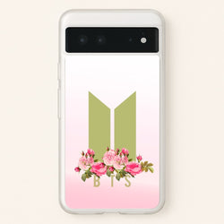 Pink Ombre K-Pop Band Logo  - BTS Phone Case for Google Pixel 6
