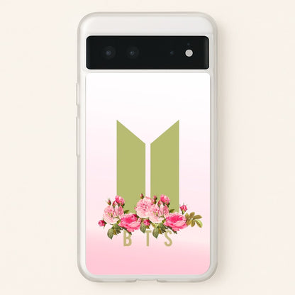 Pink Ombre K-Pop Band Logo  - BTS Phone Case for Google Pixel 6