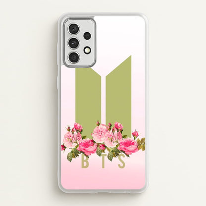 Pink Ombre K-Pop Band Logo  - BTS Phone Case for Galaxy A52 / A52s