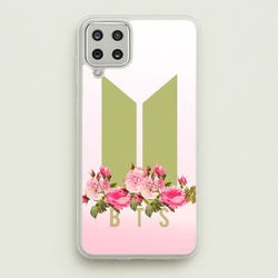 Pink Ombre K-Pop Band Logo  - BTS Phone Case for Galaxy A12