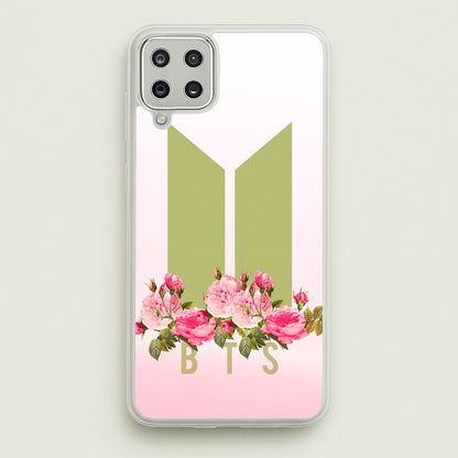 Pink Ombre K-Pop Band Logo  - BTS Phone Case for Galaxy A12