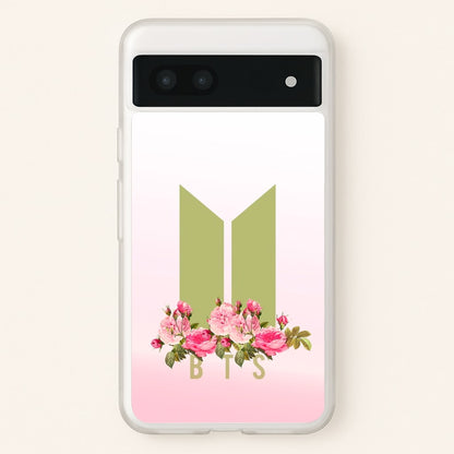 Pink Ombre K-Pop Band Logo  - BTS Phone Case for Google Pixel 6a