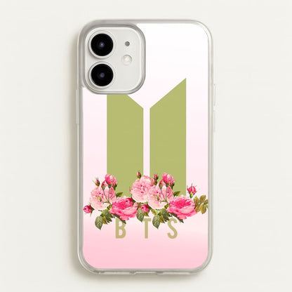 Pink Ombre K-Pop Band Logo  - BTS Phone Case for iPhone 12 / 12 Pro