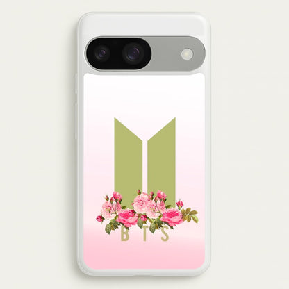 Pink Ombre K-Pop Band Logo  - BTS Phone Case for Google Pixel 9 / 9 Pro