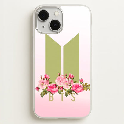 Pink Ombre K-Pop Band Logo  - BTS Phone Case for iPhone 13 Mini