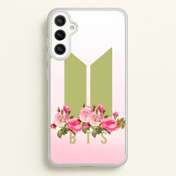 Pink Ombre K-Pop Band Logo  - BTS Phone Case for Galaxy A36