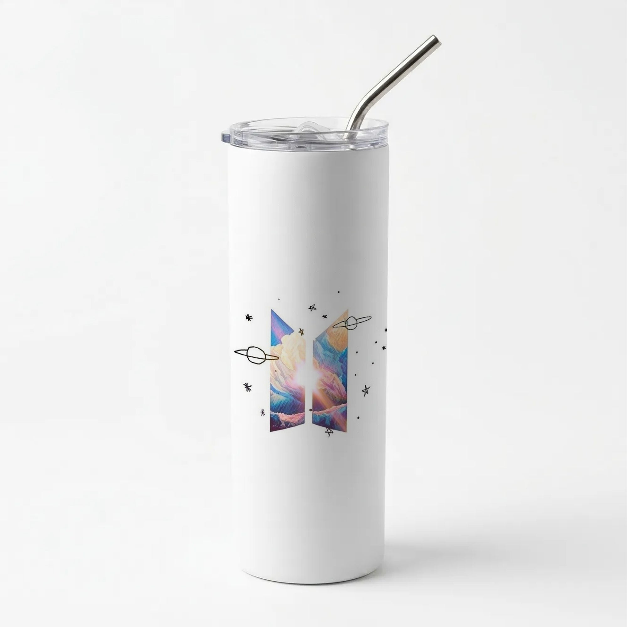 Space K-Pop Band Logo Skinny Tumbler
