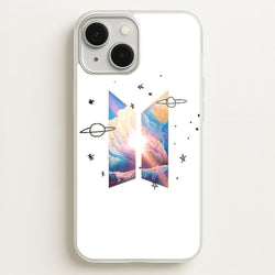 Space K-Pop Band Logo  - BTS Phone Case for iPhone 13 Mini