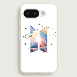 Space K-Pop Band Logo  - BTS Phone Case for Google Pixel 9a