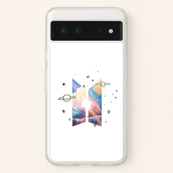 Space K-Pop Band Logo  - BTS Phone Case for Google Pixel 6