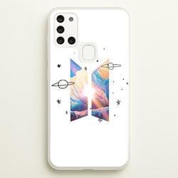 Space K-Pop Band Logo  - BTS Phone Case for Galaxy A21s