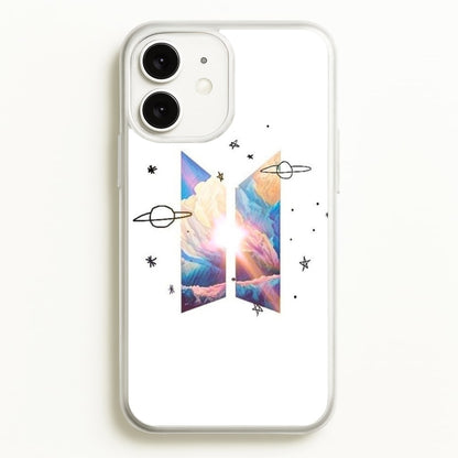 Space K-Pop Band Logo  - BTS Phone Case for iPhone 11