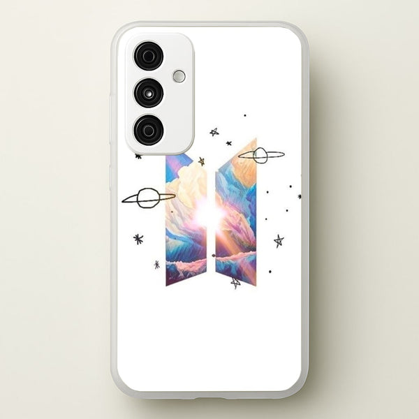 Space K-Pop Band Logo  - BTS Phone Case for Galaxy A55