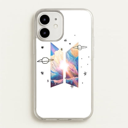 Space K-Pop Band Logo  - BTS Phone Case for iPhone 12 / 12 Pro
