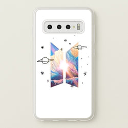 Space K-Pop Band Logo  - BTS Phone Case for Galaxy S10 Plus
