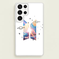 Space K-Pop Band Logo  - BTS Phone Case for Galaxy S22 Ultra