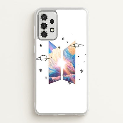 Space K-Pop Band Logo  - BTS Phone Case for Galaxy A52 / A52s