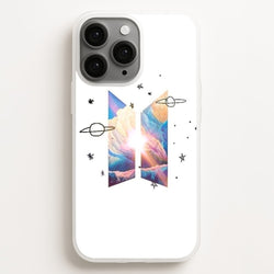 Space K-Pop Band Logo  - BTS Phone Case for iPhone 12 Pro Max