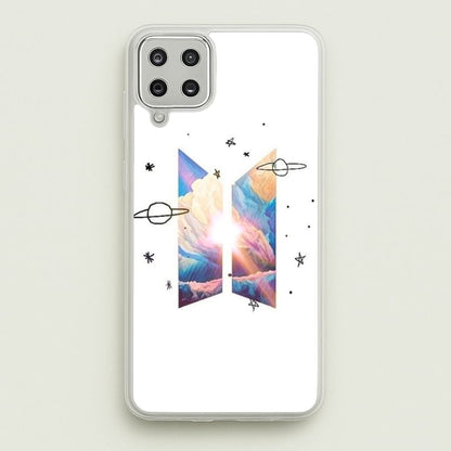 Space K-Pop Band Logo  - BTS Phone Case for Galaxy A12