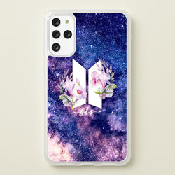 Galaxy Floral K-Pop Band Logo  - BTS Phone Case for Galaxy S20 Plus