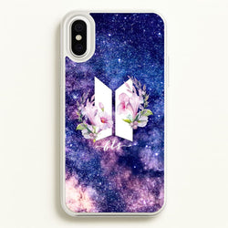 Galaxy Floral K-Pop Band Logo  - BTS Phone Case for iPhone XS Max