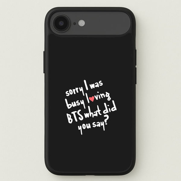 Sorry I Was Busy Loving K-Pop Band Phone Case for iPhone 17 Air