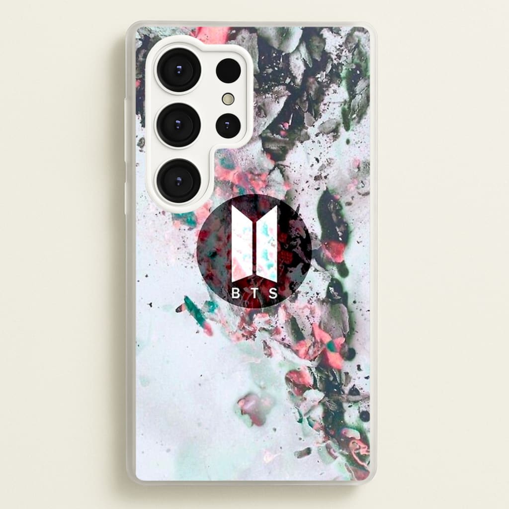 K-Pop Band Marble Logo  - BTS Phone Case for Galaxy S25 Ultra