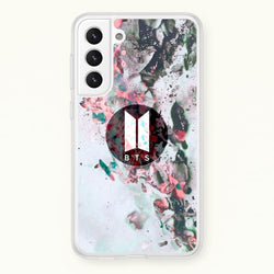 K-Pop Band Marble Logo  - BTS Phone Case for Galaxy S21