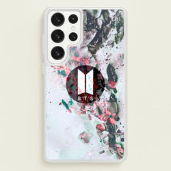 K-Pop Band Marble Logo  - BTS Phone Case for Galaxy S22 Ultra