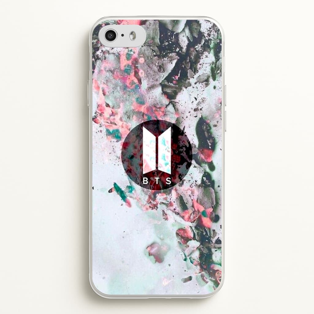 K-Pop Band Marble Logo  - BTS Phone Case for iPhone 5 / 5s / SE 2016