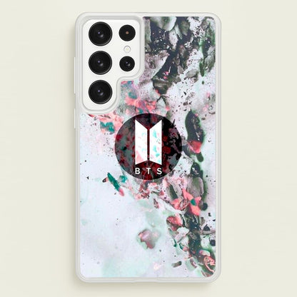 K-Pop Band Marble Logo  - BTS Phone Case for Galaxy S23 Ultra