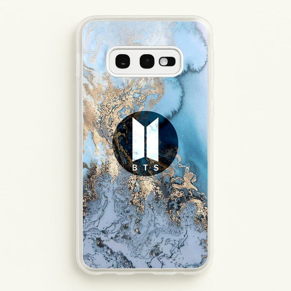 K-Pop Band Logo Marble  - BTS Phone Case for Galaxy S10e