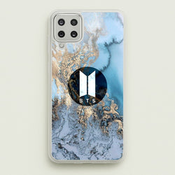 K-Pop Band Logo Marble  - BTS Phone Case for Galaxy A12