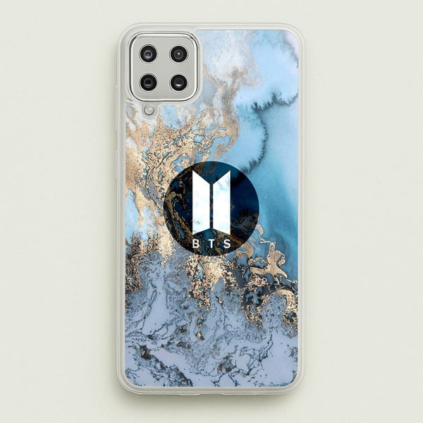 K-Pop Band Logo Marble  - BTS Phone Case for Galaxy A12