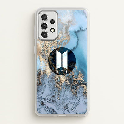 K-Pop Band Logo Marble  - BTS Phone Case for Galaxy A52 / A52s