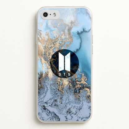 K-Pop Band Logo Marble  - BTS Phone Case for iPhone 5 / 5s / SE 2016