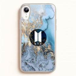 K-Pop Band Logo Marble  - BTS Phone Case for iPhone XR