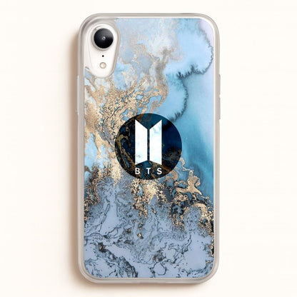 K-Pop Band Logo Marble  - BTS Phone Case for iPhone XR