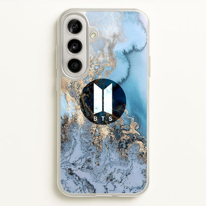 K-Pop Band Logo Marble  - BTS Phone Case for Galaxy A56
