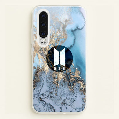 K-Pop Band Logo Marble  - BTS Phone Case for Huawei P30