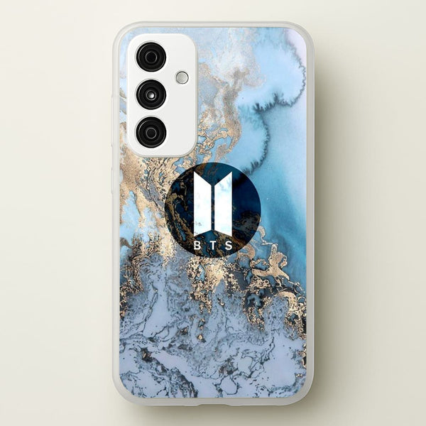 K-Pop Band Logo Marble  - BTS Phone Case for Galaxy A35