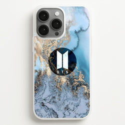 K-Pop Band Logo Marble  - BTS Phone Case for iPhone 13 Pro Max